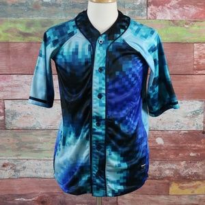 Trukfit Multicolor Baseball Jersey Shirt,